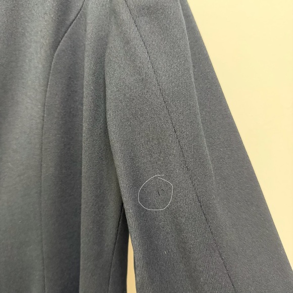 Ralph Lauren Vintage Wool Coat Jacket Velvet Collar USA Union Tag Black Size 4 - Picture 8 of 11